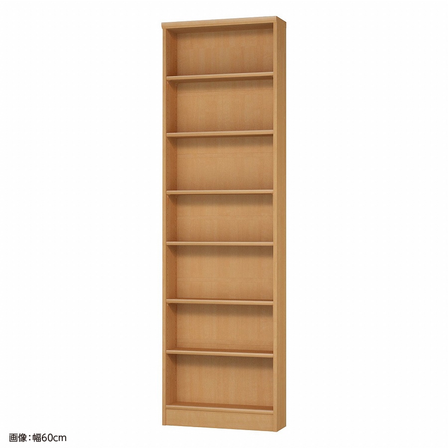 大洋 オーダーシェルフ ミディアムブラウン NCオーダー2060 S MB 幅600×奥行190×高さ2000(mm) 1台（ご注文単位1台）【直送品】