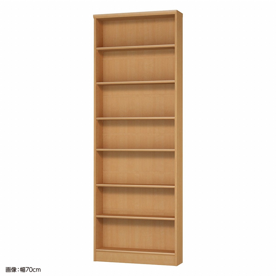 大洋 オーダーシェルフ ミディアムブラウン NCオーダー2070 S MB 幅700×奥行190×高さ2000(mm) 1台(ご注文単位1台)【直送品】
