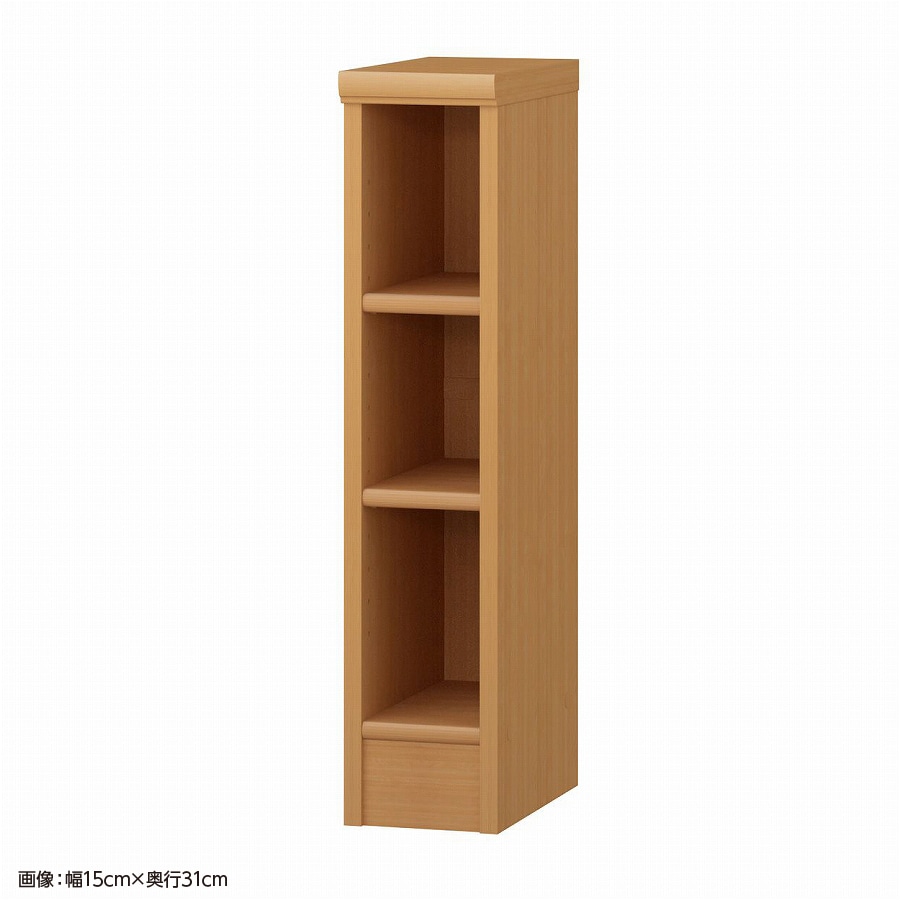 大洋 オーダーシェルフ ミディアムブラウン NCオーダー7015 SR MB 幅150×奥行250×高さ700(mm) 1台(ご注文単位1台)【直送品】