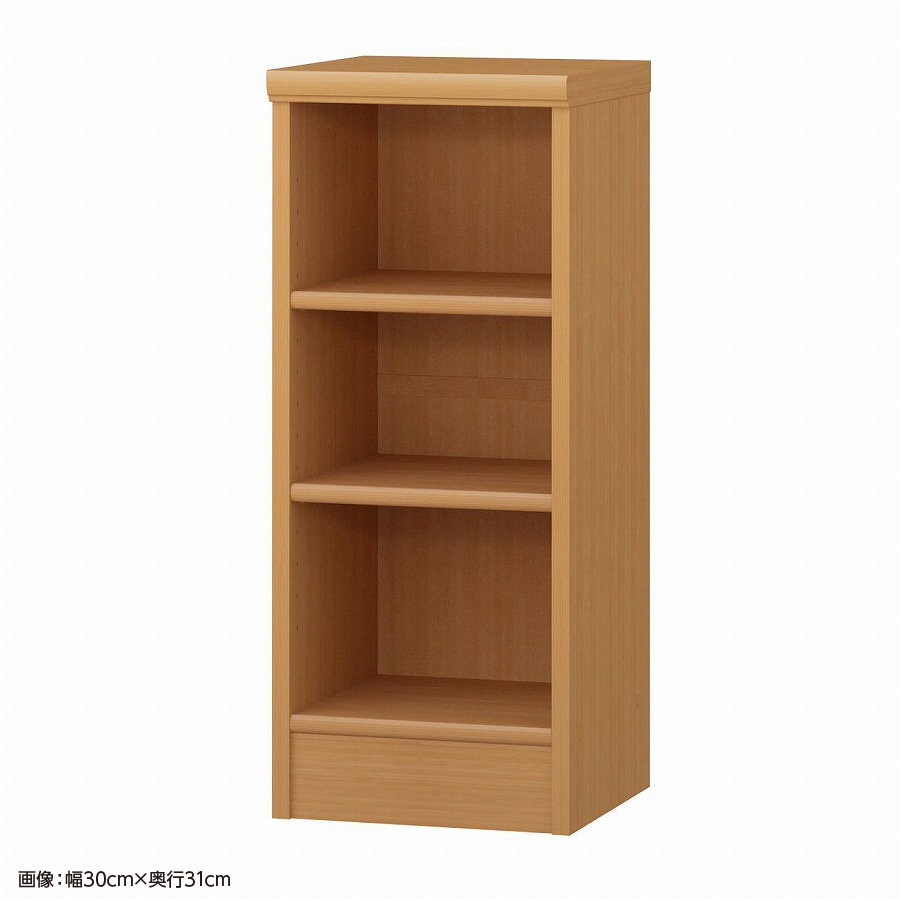 大洋 オーダーシェルフ ミディアムブラウン NCオーダー7035 SR MB 幅350×奥行250×高さ700(mm) 1台（ご注文単位1台）【直送品】