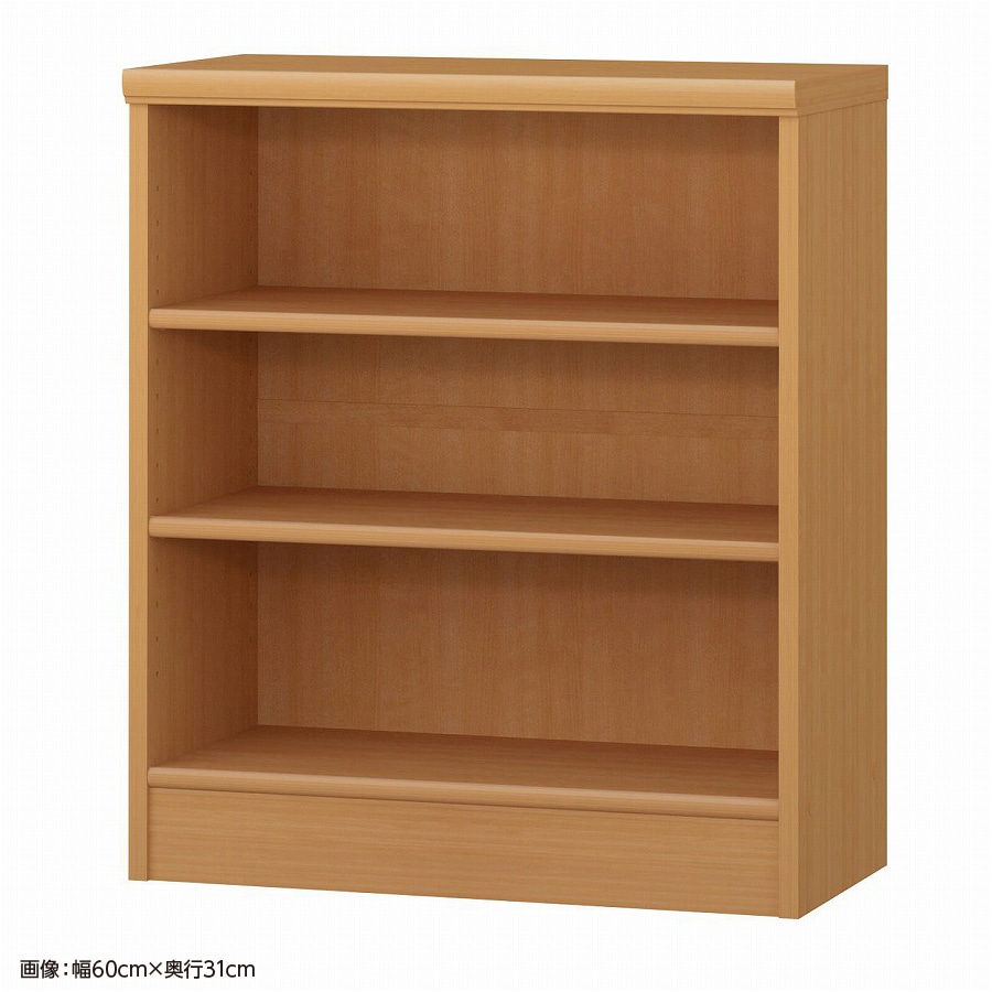 大洋 オーダーシェルフ ミディアムブラウン NCオーダー7055 SR MB 幅550×奥行250×高さ700(mm) 1台（ご注文単位1台）【直送品】