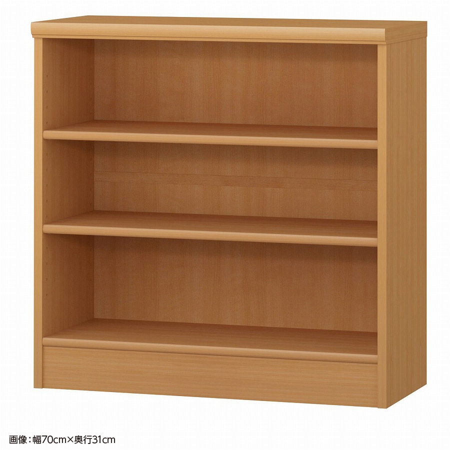 大洋 オーダーシェルフ ミディアムブラウン NCオーダー7065 SR MB 幅650×奥行250×高さ700(mm) 1台(ご注文単位1台)【直送品】