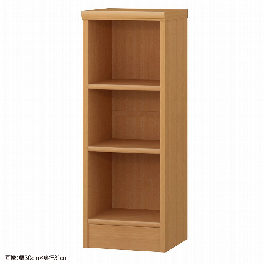 大洋 オーダーシェルフ ミディアムブラウン NCオーダー8025 SR MB 幅250×奥行250×高さ800(mm) 1台(ご注文単位1台)【直送品】