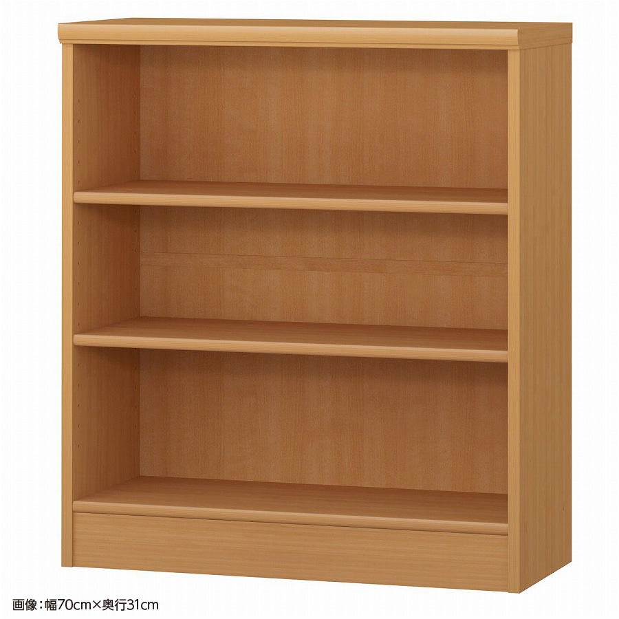 大洋 オーダーシェルフ ミディアムブラウン NCオーダー8065 SR MB 幅650×奥行250×高さ800(mm) 1台(ご注文単位1台)【直送品】