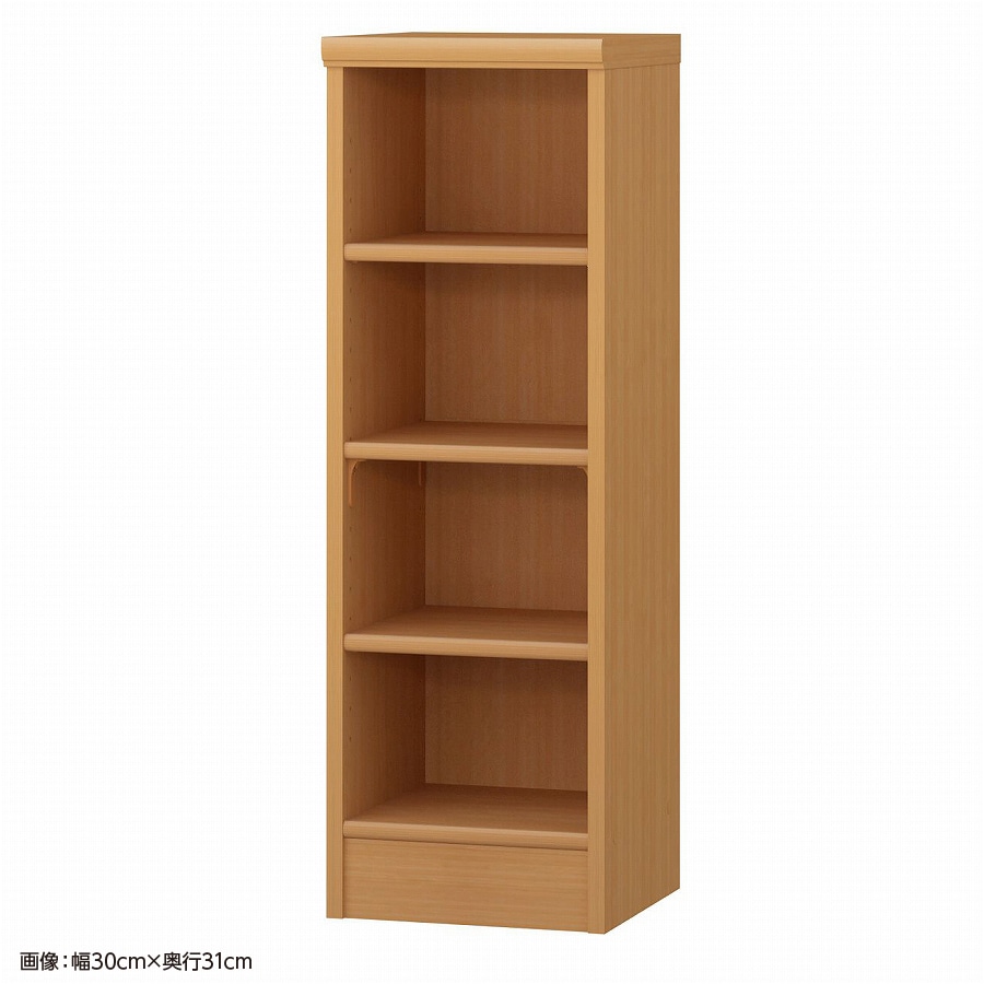 大洋 オーダーシェルフ ミディアムブラウン NCオーダー9025 SR MB 幅250×奥行250×高さ881(mm) 1台（ご注文単位1台）【直送品】