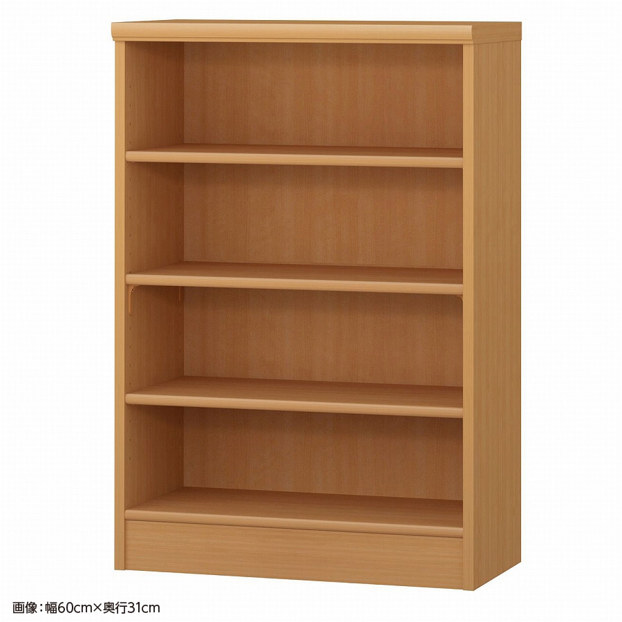 大洋 オーダーシェルフ ミディアムブラウン NCオーダー9060 SR MB 幅600×奥行250×高さ881(mm) 1台(ご注文単位1台)【直送品】