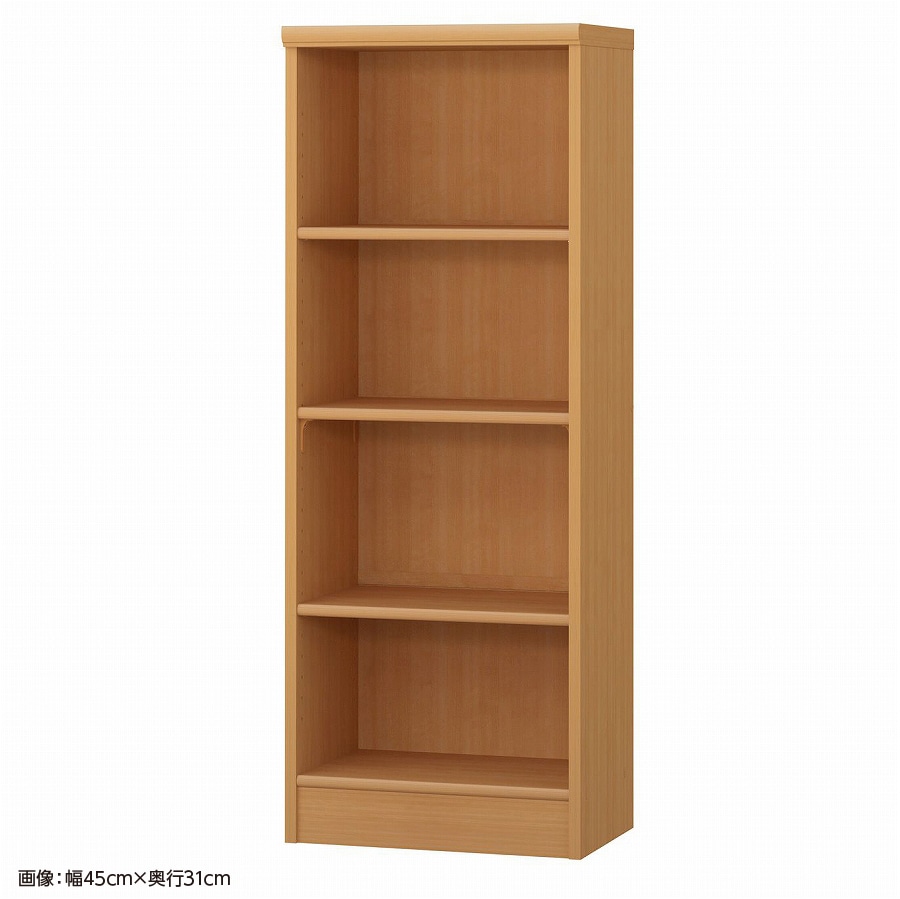 大洋 オーダーシェルフ ミディアムブラウン NCオーダー1245 SR MB 幅450×奥行250×高さ1170(mm) 1台（ご注文単位1台）【直送品】