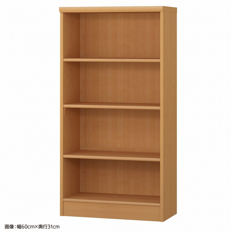 大洋 オーダーシェルフ ミディアムブラウン NCオーダー1260 SR MB 幅600×奥行250×高さ1170(mm) 1台(ご注文単位1台)【直送品】