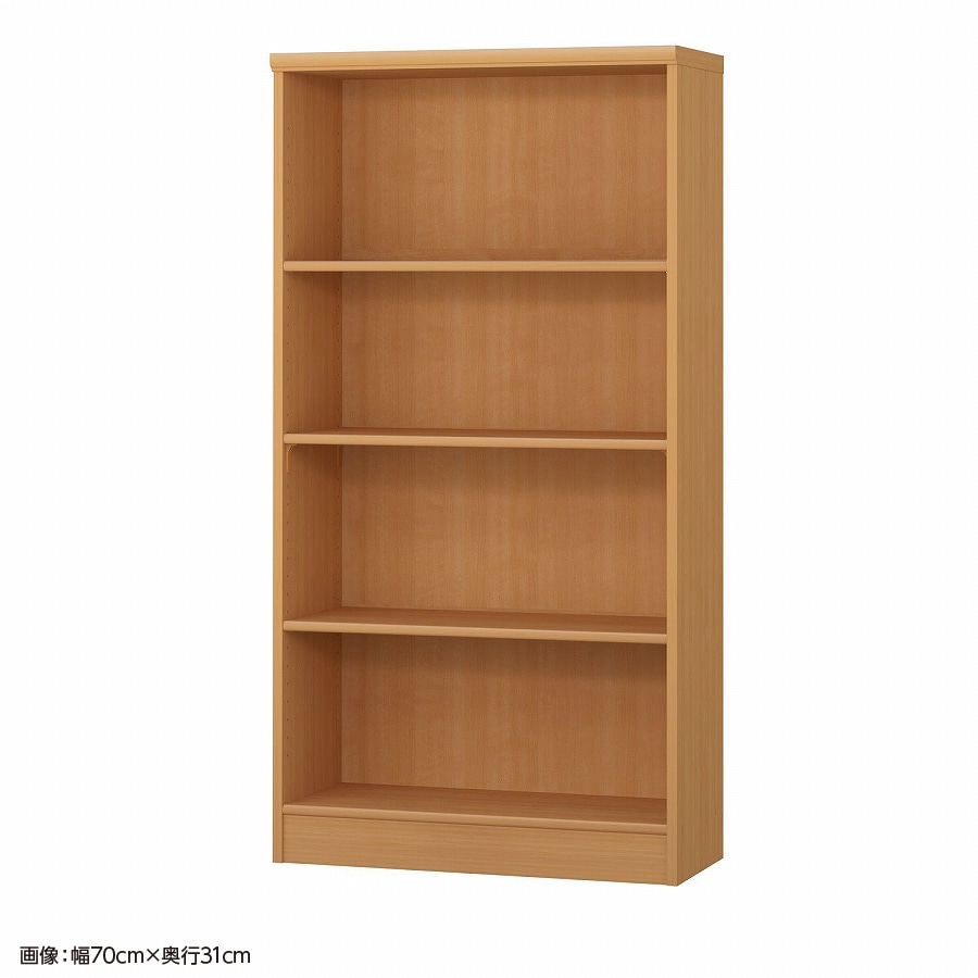 大洋 オーダーシェルフ ミディアムブラウン NCオーダー1465 SR MB 幅650×奥行250×高さ1350(mm) 1台(ご注文単位1台)【直送品】