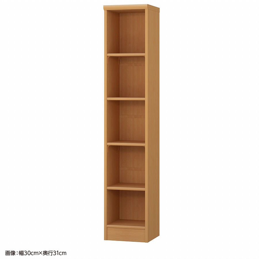 大洋 オーダーシェルフ ミディアムブラウン NCオーダー1535 SR MB 幅350×奥行250×高さ1499(mm) 1台(ご注文単位1台)【直送品】