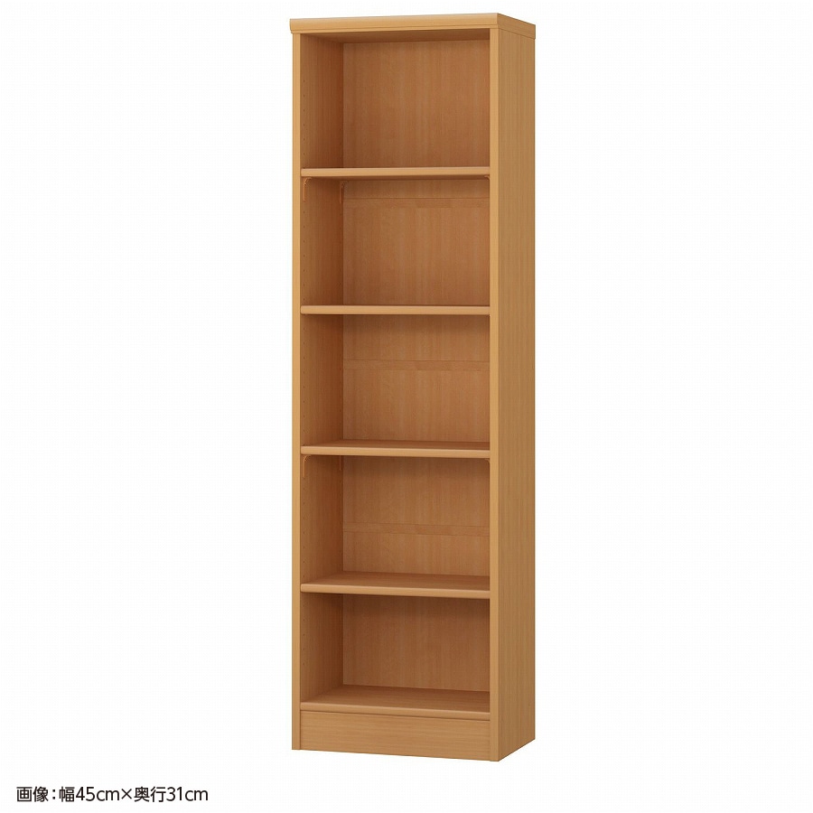 大洋 オーダーシェルフ ミディアムブラウン NCオーダー1545 SR MB 幅450×奥行250×高さ1499(mm) 1台(ご注文単位1台)【直送品】