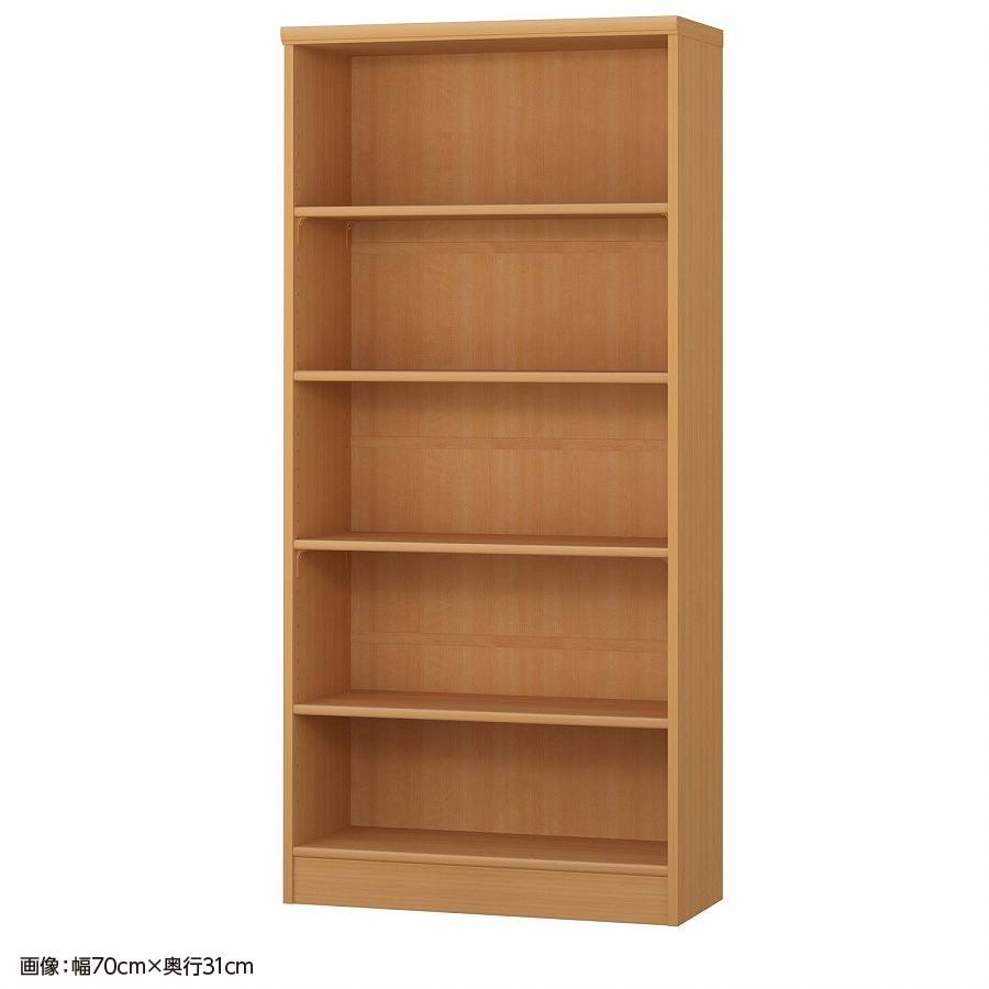 >大洋 オーダーシェルフ ミディアムブラウン NCオーダー1565 SR MB 幅650×奥行250×高さ1499(mm) 1台(ご注文単位1台)【直送品】