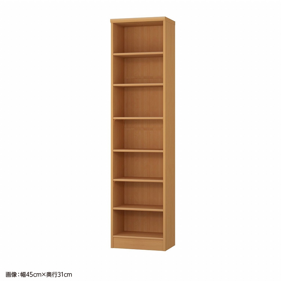 大洋 オーダーシェルフ ミディアムブラウン NCオーダー1850 SR MB 幅500×奥行250×高さ1780(mm) 1台(ご注文単位1台)【直送品】