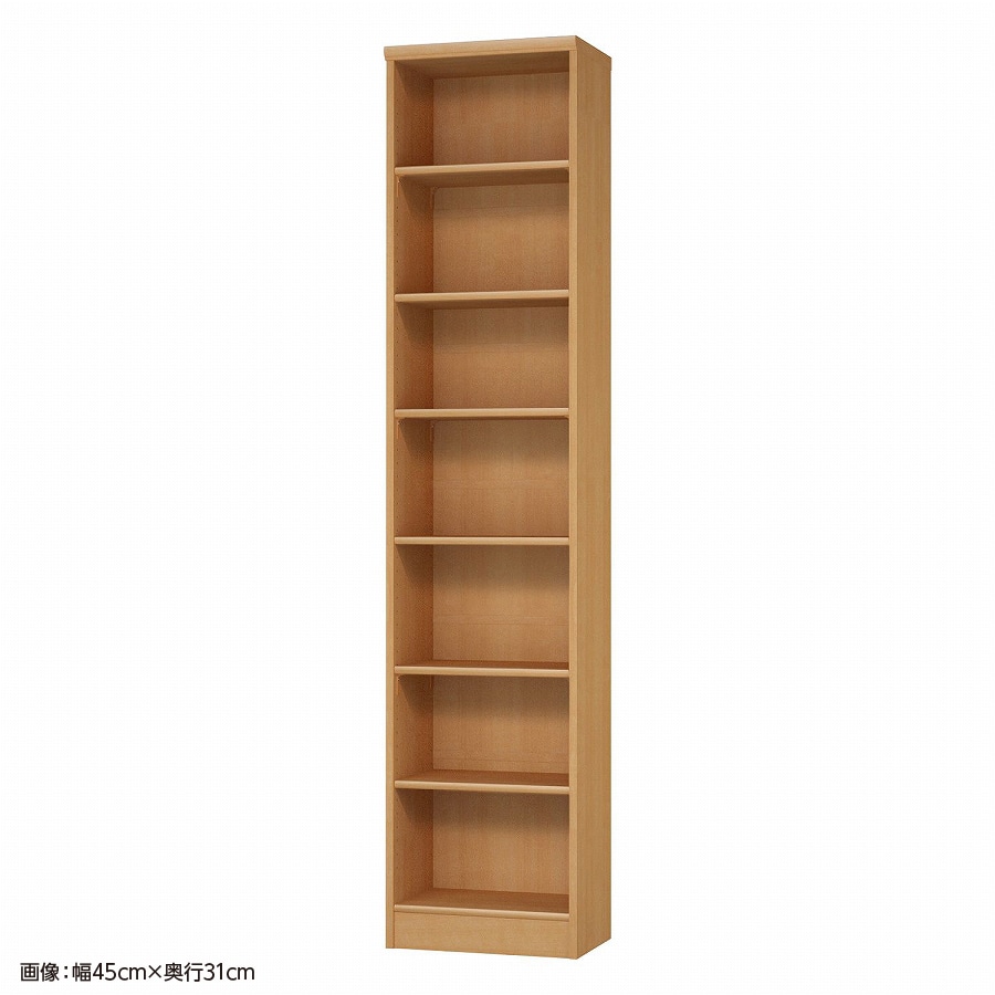 大洋 オーダーシェルフ ミディアムブラウン NCオーダー2040 SR MB 幅400×奥行250×高さ2000(mm) 1台（ご注文単位1台）【直送品】