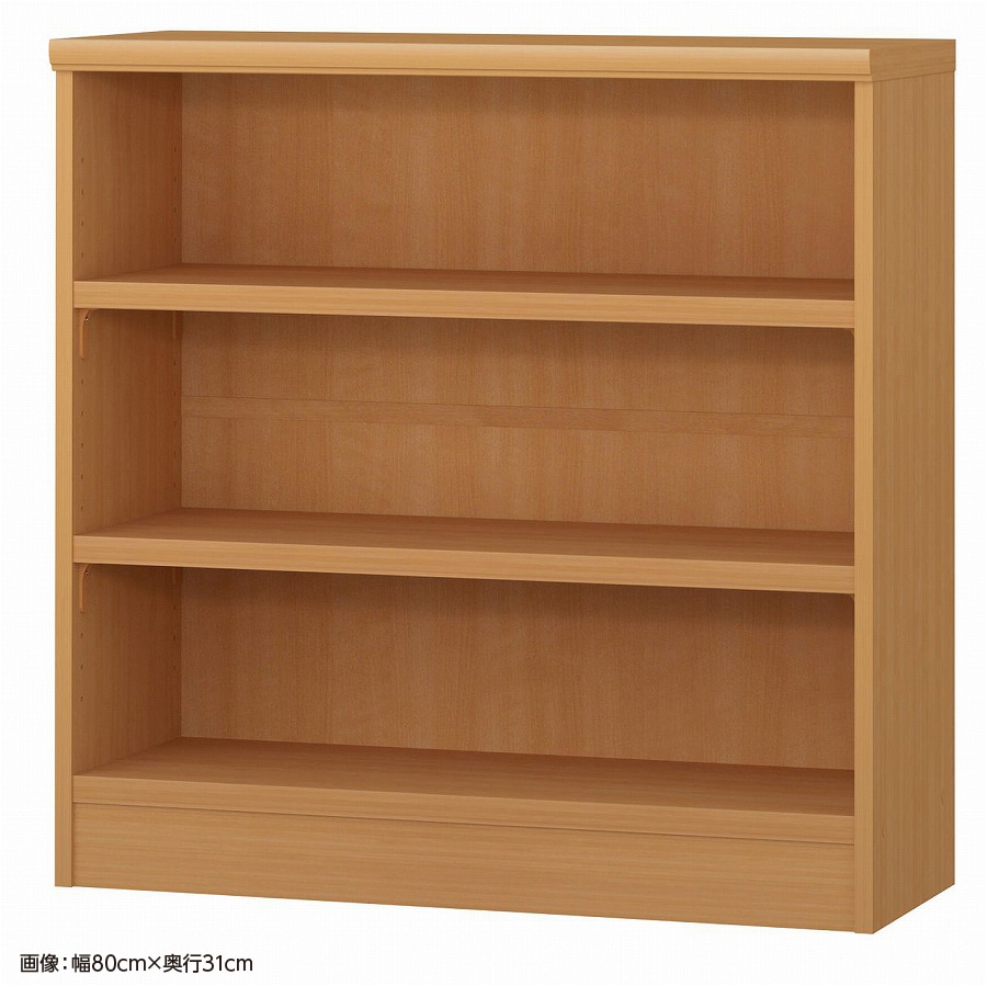 >大洋 オーダーシェルフ ミディアムブラウン NCオーダータフ8075 SR MB 幅750×奥行250×高さ800(mm) 1台（ご注文単位1台）【直送品】