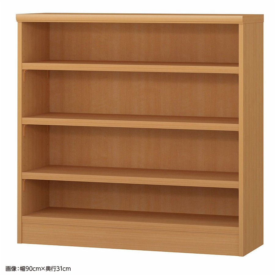 大洋 オーダーシェルフ ミディアムブラウン NCオーダータフ9085 SR MB 幅850×奥行250×高さ881(mm) 1台（ご注文単位1台）【直送品】