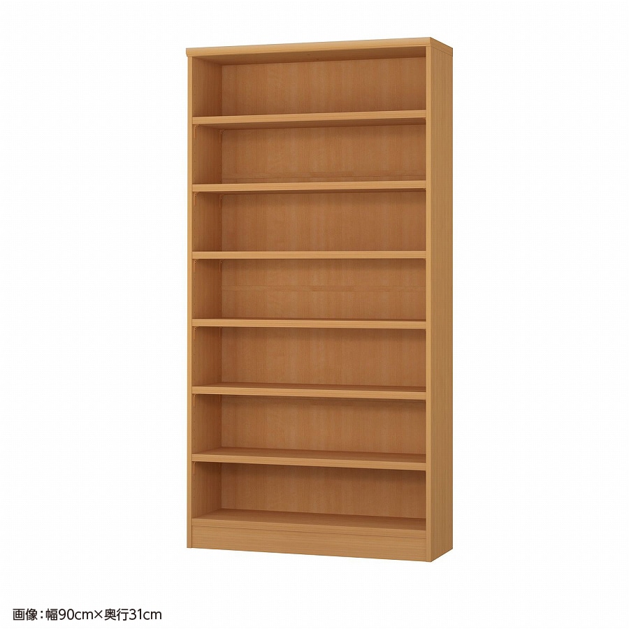 大洋 オーダーシェルフ ミディアムブラウン NCオーダータフ1890 SR MB 幅900×奥行250×高さ1780(mm) 1台（ご注文単位1台）【直送品】