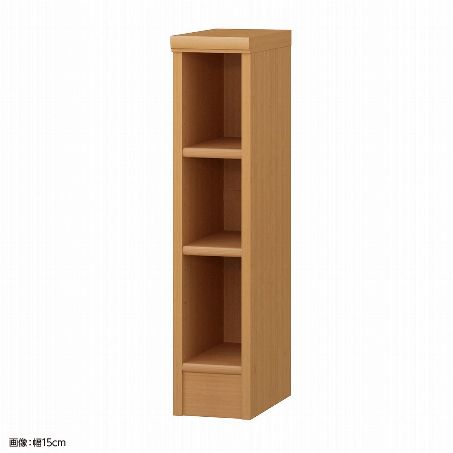 >大洋 オーダーシェルフ ミディアムブラウン NCオーダー7015 R MB 幅150×奥行310×高さ700(mm) 1台（ご注文単位1台）【直送品】