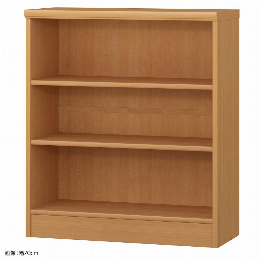 >大洋 オーダーシェルフ ミディアムブラウン NCオーダー8065 R MB 幅650×奥行310×高さ800(mm) 1台(ご注文単位1台)【直送品】