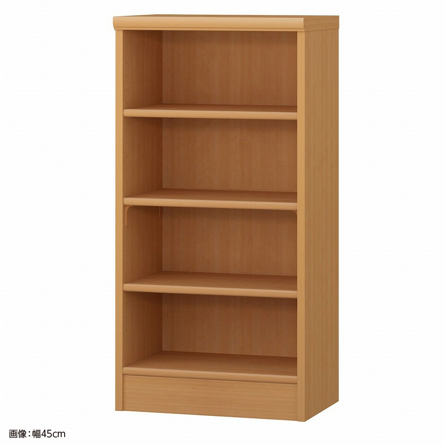 >大洋 オーダーシェルフ ミディアムブラウン NCオーダー9050 R MB 幅500×奥行310×高さ881(mm) 1台(ご注文単位1台)【直送品】