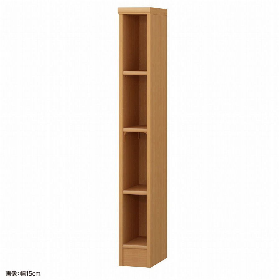 大洋 オーダーシェルフ ミディアムブラウン NCオーダー1220 R MB 幅200×奥行310×高さ1170(mm) 1台（ご注文単位1台）【直送品】