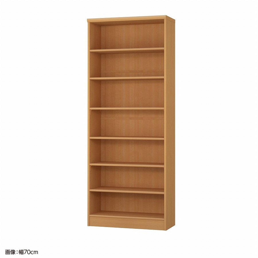 >大洋 オーダーシェルフ ミディアムブラウン NCオーダー1865 R MB 幅650×奥行310×高さ1780(mm) 1台（ご注文単位1台）【直送品】