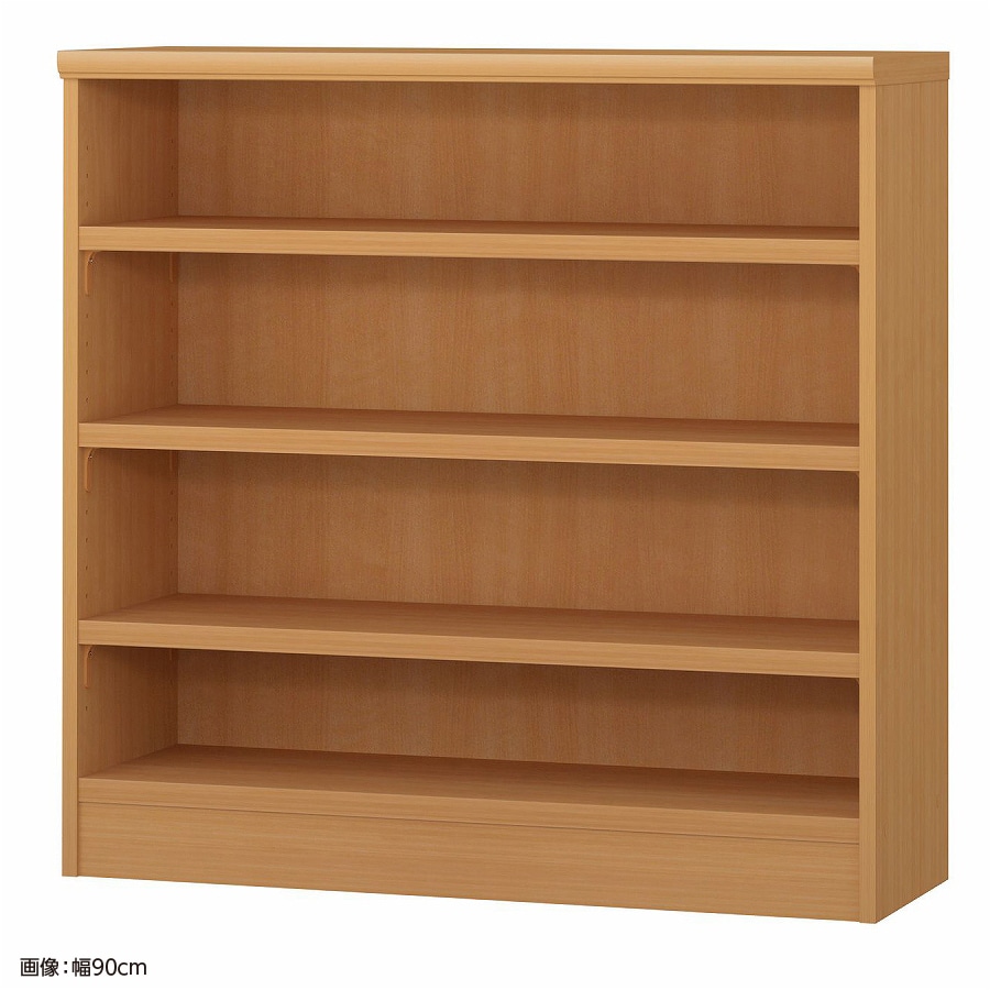 >大洋 オーダーシェルフ ミディアムブラウン NCオーダータフ9090 R MB 幅900×奥行310×高さ881(mm) 1台(ご注文単位1台)【直送品】