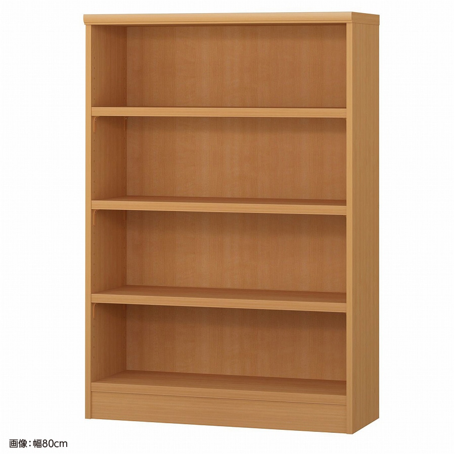 大洋 オーダーシェルフ ミディアムブラウン NCオーダータフ1275 R MB 幅750×奥行310×高さ1170(mm) 1台(ご注文単位1台)【直送品】