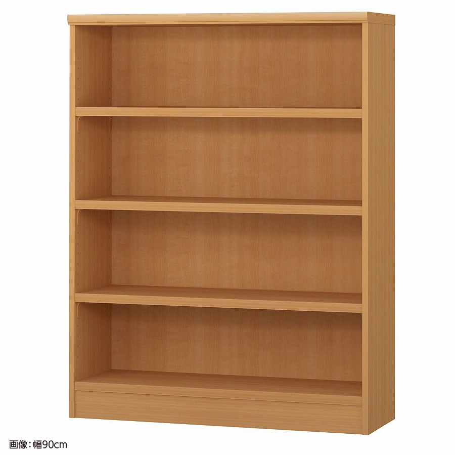 大洋 オーダーシェルフ ミディアムブラウン NCオーダータフ1290 R MB 幅900×奥行310×高さ1170(mm) 1台（ご注文単位1台）【直送品】