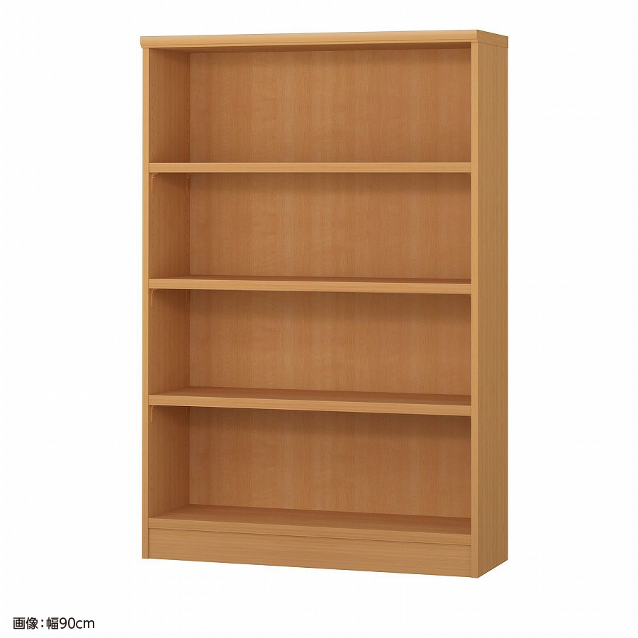大洋 オーダーシェルフ ミディアムブラウン NCオーダータフ1490 R MB 幅900×奥行310×高さ1350(mm) 1台(ご注文単位1台)【直送品】