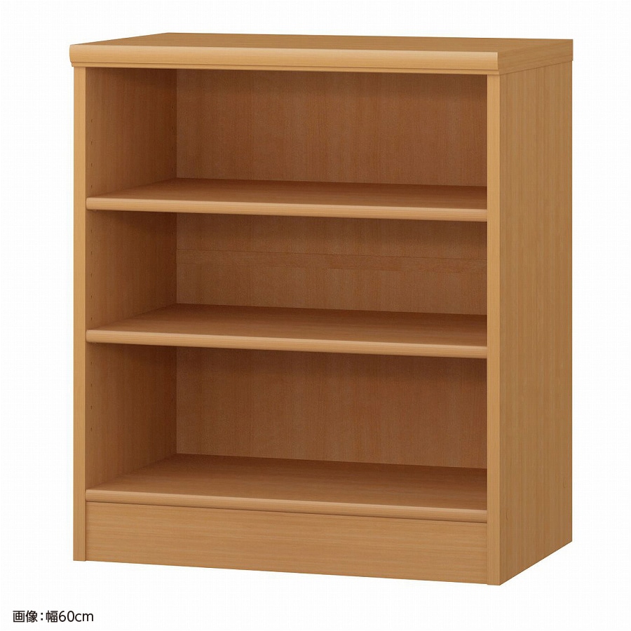 大洋 オーダーシェルフ ミディアムブラウン NCオーダー7055 MD MB 幅550×奥行400×高さ700(mm) 1台（ご注文単位1台）【直送品】