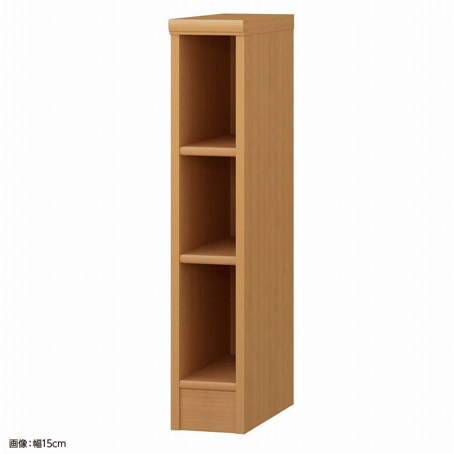 大洋 オーダーシェルフ ミディアムブラウン NCオーダー8015 MD MB 幅150×奥行400×高さ800(mm) 1台(ご注文単位1台)【直送品】