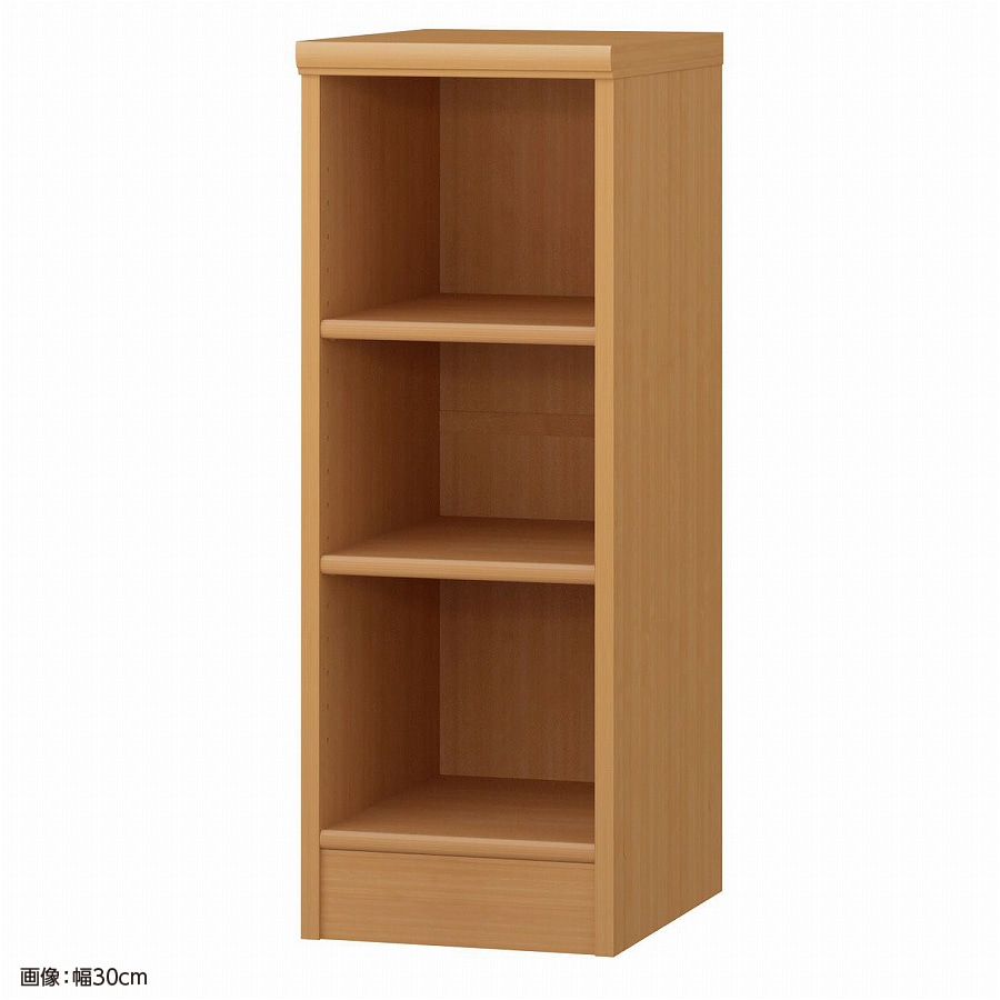 大洋 オーダーシェルフ ミディアムブラウン NCオーダー8030 MD MB 幅300×奥行400×高さ800(mm) 1台（ご注文単位1台）【直送品】