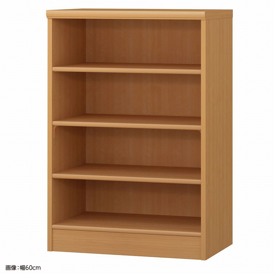 >大洋 オーダーシェルフ ミディアムブラウン NCオーダー9060 MD MB 幅600×奥行400×高さ881(mm) 1台（ご注文単位1台）【直送品】