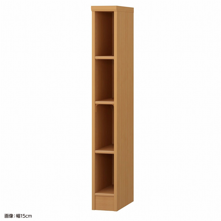 大洋 オーダーシェルフ ミディアムブラウン NCオーダー1215 MD MB 幅150×奥行400×高さ1170(mm) 1台(ご注文単位1台)【直送品】