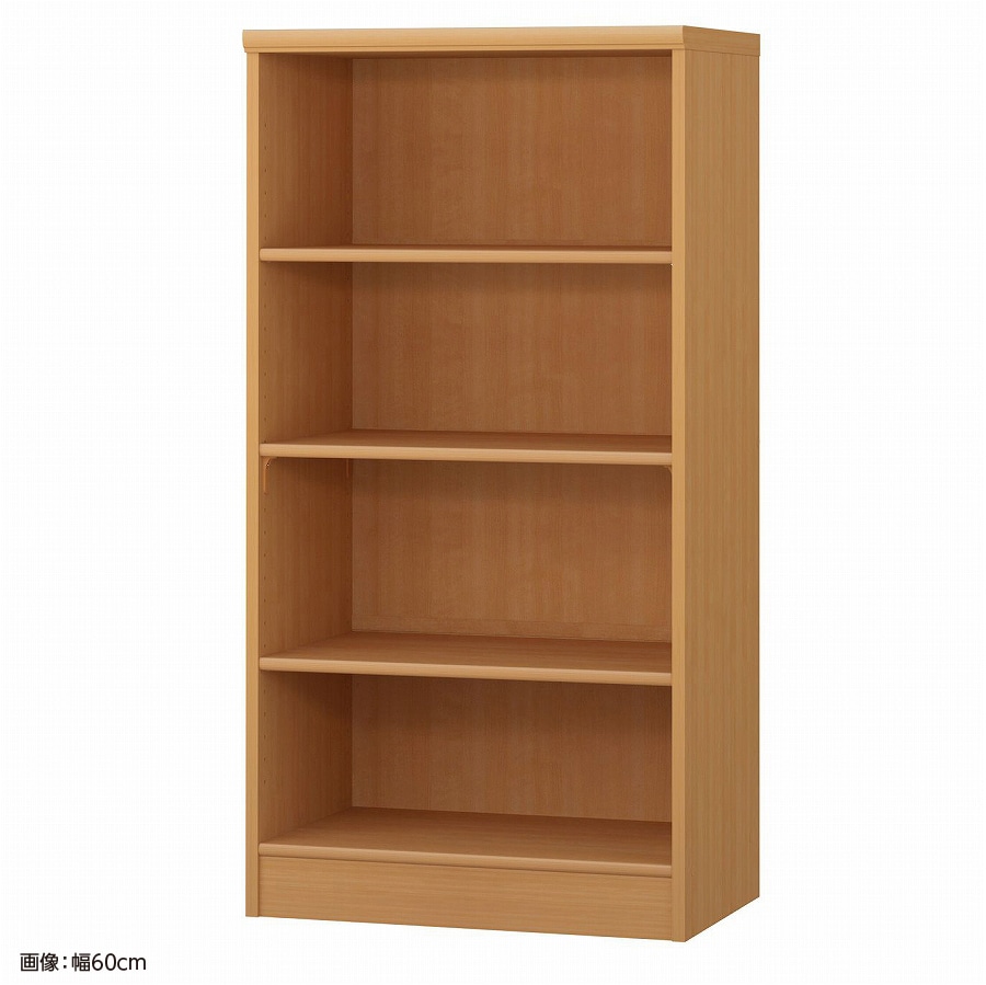 >大洋 オーダーシェルフ ミディアムブラウン NCオーダー1255 MD MB 幅550×奥行400×高さ1170(mm) 1台（ご注文単位1台）【直送品】