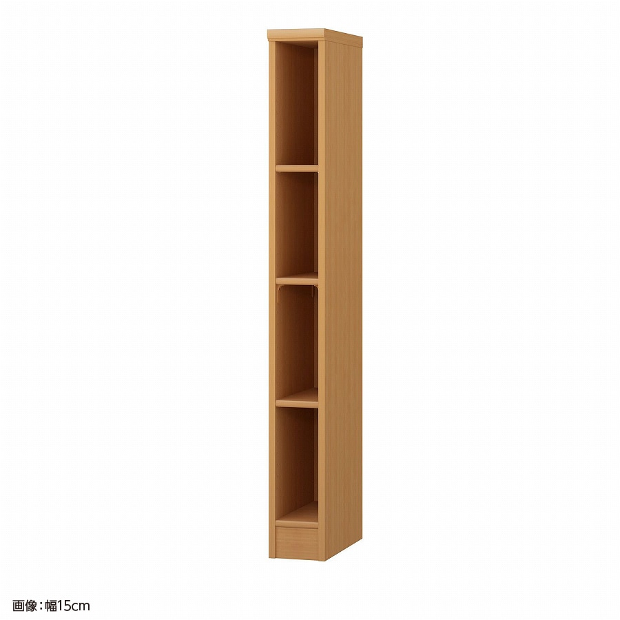 大洋 オーダーシェルフ ミディアムブラウン NCオーダー1415 MD MB 幅150×奥行400×高さ1350(mm) 1台(ご注文単位1台)【直送品】