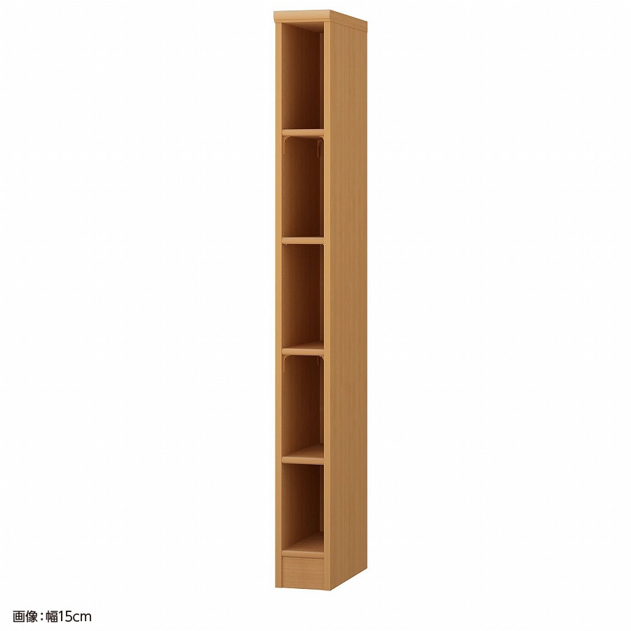大洋 オーダーシェルフ ミディアムブラウン NCオーダー1515 MD MB 幅150×奥行400×高さ1499(mm) 1台（ご注文単位1台）【直送品】