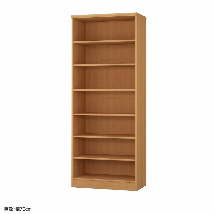 大洋 オーダーシェルフ ミディアムブラウン NCオーダー1865 MD MB 幅650×奥行400×高さ1780(mm) 1台(ご注文単位1台)【直送品】