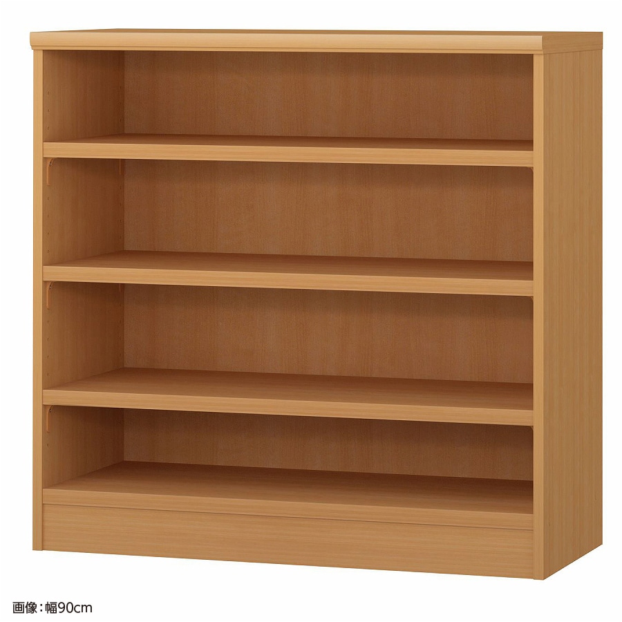 >大洋 オーダーシェルフ ミディアムブラウン NCオーダータフ9090 MD MB 幅900×奥行400×高さ881(mm) 1台(ご注文単位1台)【直送品】