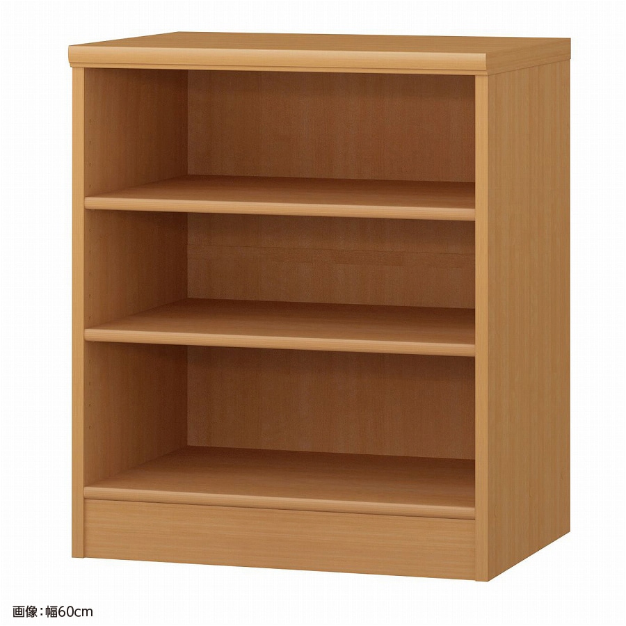 大洋 オーダーシェルフ ミディアムブラウン NCオーダー7060 D MB 幅600×奥行460×高さ700(mm) 1台(ご注文単位1台)【直送品】