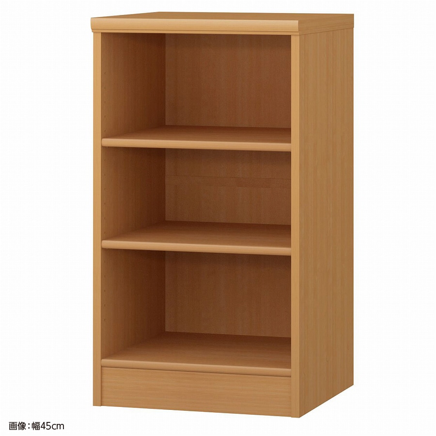 >大洋 オーダーシェルフ ミディアムブラウン NCオーダー8045 D MB 幅450×奥行460×高さ800(mm) 1台（ご注文単位1台）【直送品】