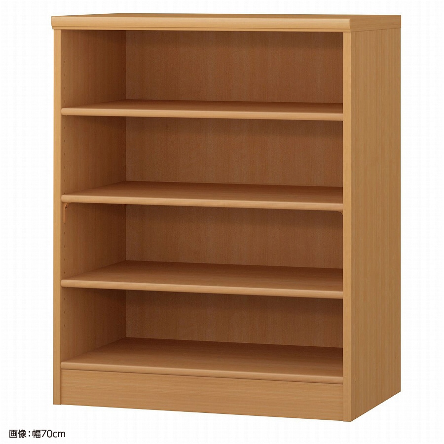 大洋 オーダーシェルフ ミディアムブラウン NCオーダー9070 D MB 幅700×奥行460×高さ881(mm) 1台(ご注文単位1台)【直送品】