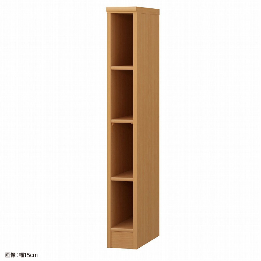 大洋 オーダーシェルフ ミディアムブラウン NCオーダー1215 D MB 幅150×奥行460×高さ1170(mm) 1台(ご注文単位1台)【直送品】