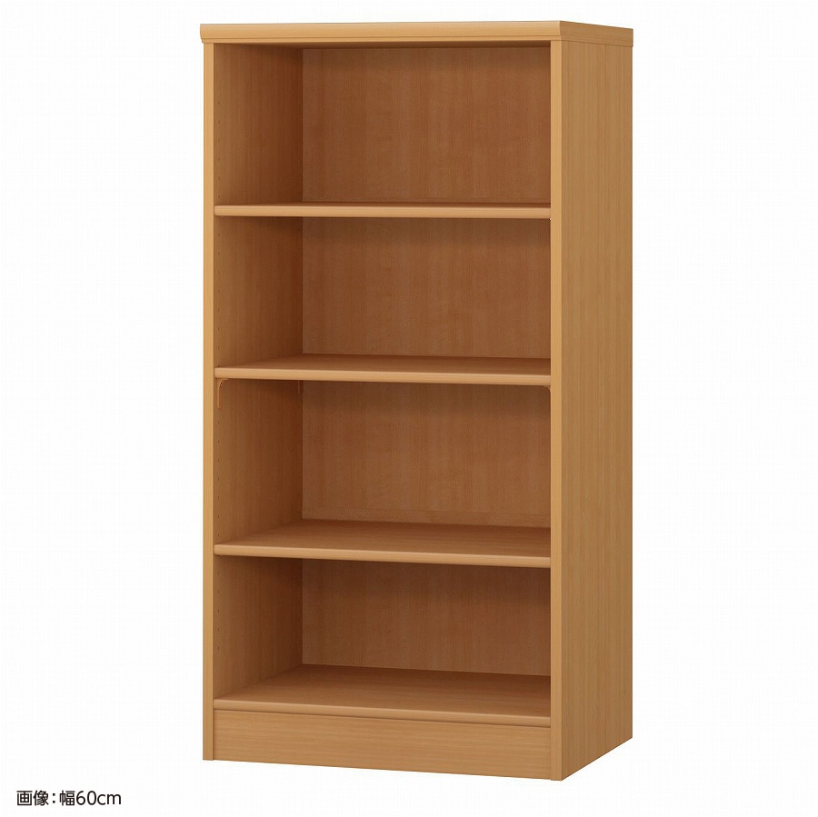 大洋 オーダーシェルフ ミディアムブラウン NCオーダー1255 D MB 幅550×奥行460×高さ1170(mm) 1台(ご注文単位1台)【直送品】