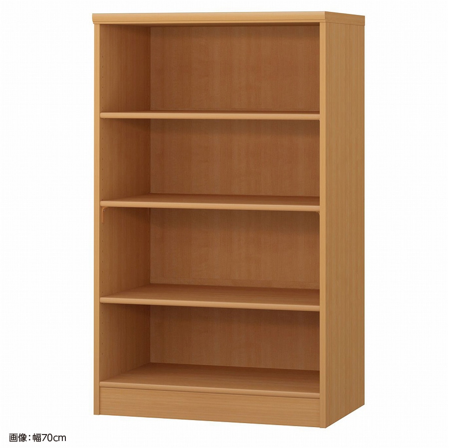 >大洋 オーダーシェルフ ミディアムブラウン NCオーダー1270 D MB 幅700×奥行460×高さ1170(mm) 1台（ご注文単位1台）【直送品】