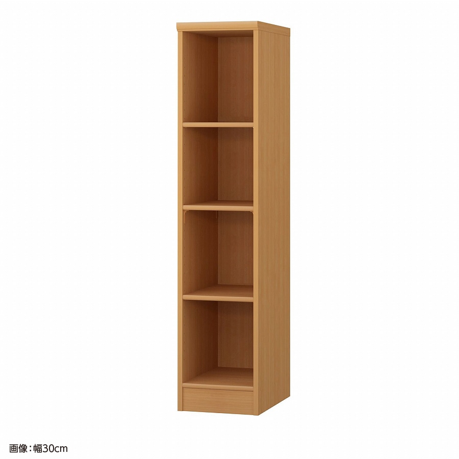 大洋 オーダーシェルフ ミディアムブラウン NCオーダー1430 D MB 幅300×奥行460×高さ1350(mm) 1台(ご注文単位1台)【直送品】