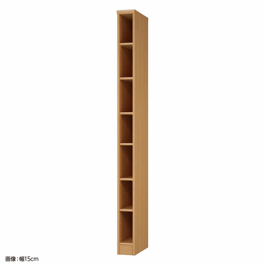 大洋 オーダーシェルフ ミディアムブラウン NCオーダー2015 D MB 幅150×奥行460×高さ2000(mm) 1台(ご注文単位1台)【直送品】