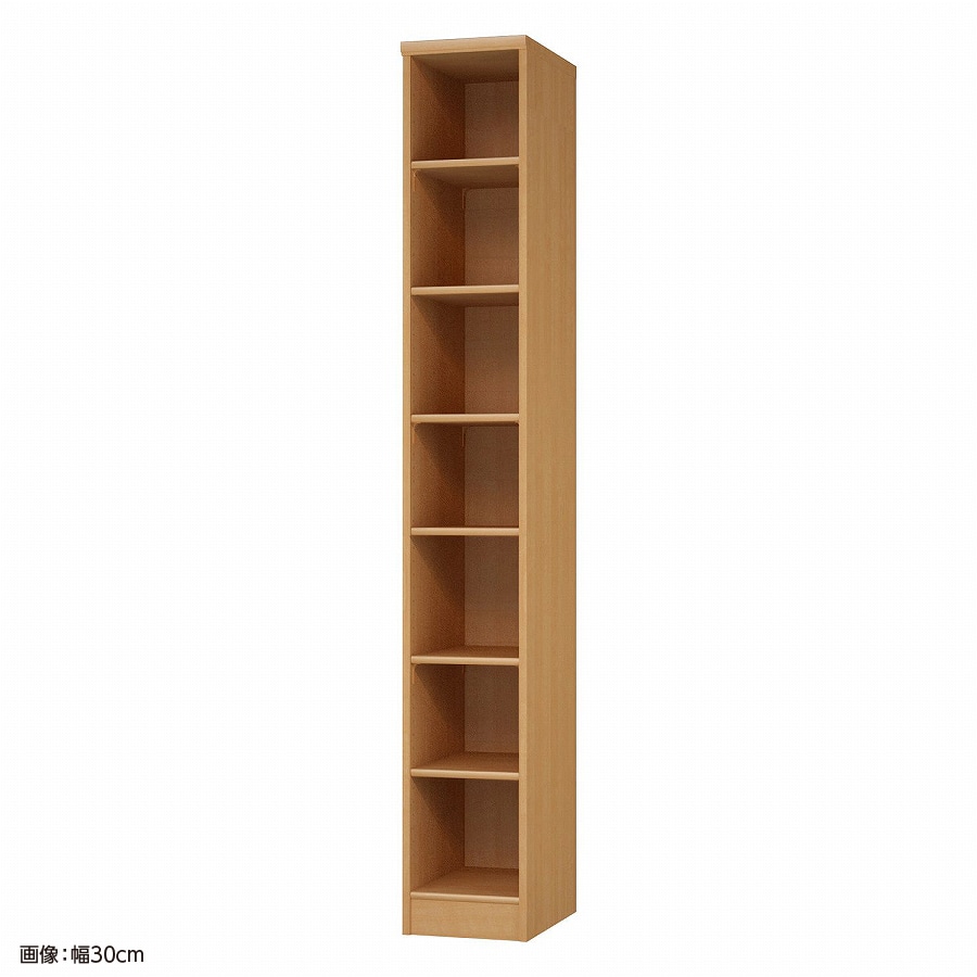 大洋 オーダーシェルフ ミディアムブラウン NCオーダー2035 D MB 幅350×奥行460×高さ2000(mm) 1台(ご注文単位1台)【直送品】