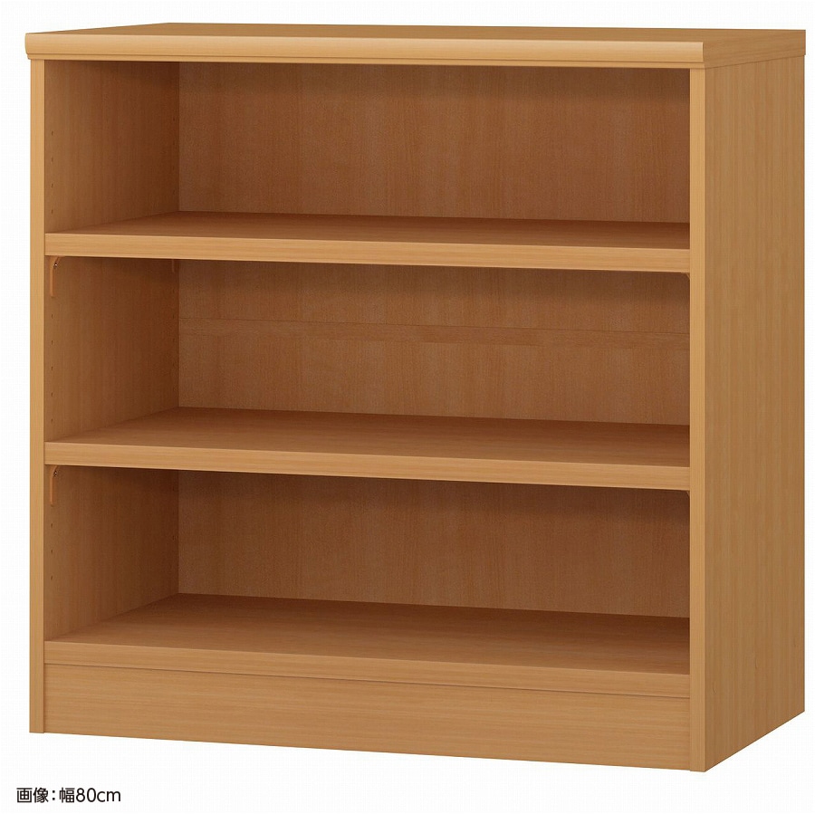 >大洋 オーダーシェルフ ミディアムブラウン NCオーダータフ8075 D MB 幅750×奥行460×高さ800(mm) 1台（ご注文単位1台）【直送品】